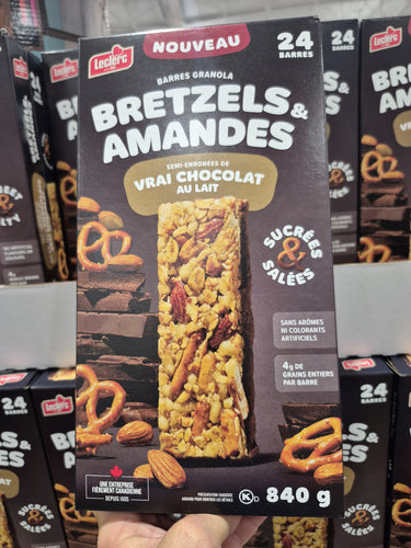 Leclerc Pretzel + Almond Granola Bars - 1 x 840 Grams